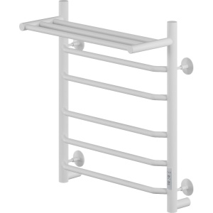 Полотенцесушитель электрический Ника Way 3 60/50, с полкой, матовый белый RAL9016