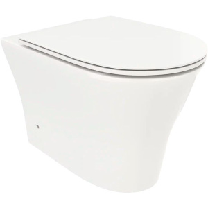 Унитаз приставной Ceruttispa Adige F 8907 безободковый, с микролифтом Унитаз приставной Ceruttispa Adige F 8907 безободковый, с микролифтом