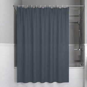 Штора для ванной IDDIS Base BS01P18i11 180х200, серая Штора для ванной IDDIS Base BS01P18i11 180х200, серая