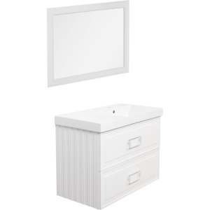 Мебель для ванной La Fenice Cubo Twin 90 R белая