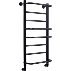 Полотенцесушитель водяной Comfysan Puro W-8 80х40 черный матовый