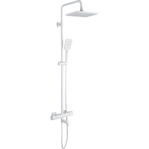 Душевая стойка Gappo G91 G2491-8 с термостатом, белая