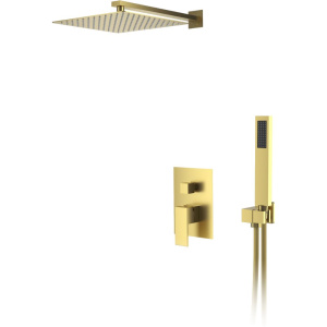 Душевой комплект D&K Bayern.Liszt DA1515707A04 С ВНУТРЕННЕЙ ЧАСТЬЮ, матовое золото
