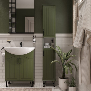 Шкаф-пенал DIWO Сочи 30, зеленый Шкаф-пенал DIWO Сочи 30, зеленый