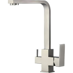 Смеситель для кухни Haiba HB803-2 сталь