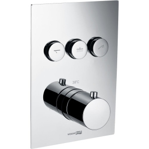 Термостатический смеситель Wasserkraft Neime 1944 Thermo С ВНУТРЕННЕЙ ЧАСТЬЮ, для ванны с душем