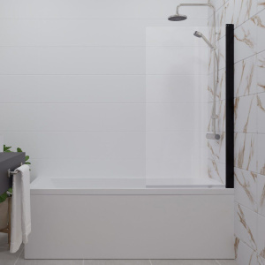 Шторка на ванну Triton Соло Щ0000051154 профиль черный матовый Шторка на ванну Triton Соло Щ0000051154 профиль черный матовый