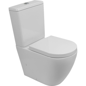 Унитаз-компакт BelBagno Sfera-r BB2141CP-TOR безободковый, крышка BB865SC с микролифтом, бачок BB2141T