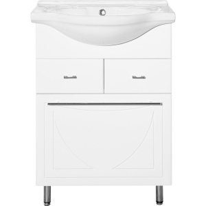 Тумба с раковиной Style Line Лана 60 с бельевой корзиной Тумба с раковиной Style Line Лана 60 с бельевой корзиной