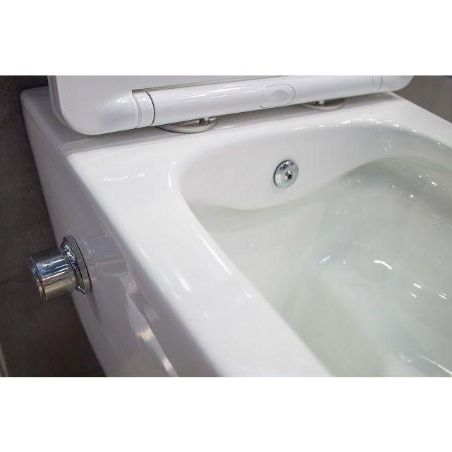 Купить Унитаз подвесной Art&Max Zoe AM9322C1CHR/SC с микролифтом, белый в Москве с доставкой Унитаз подвесной Art&Max Zoe AM9322C1CHR/SC с микролифтом, белый