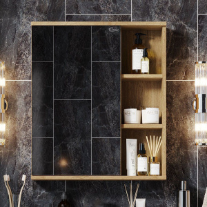 Зеркало-шкаф Onika Легран У 60 дуб галифакс Зеркало-шкаф Onika Легран У 60 дуб галифакс