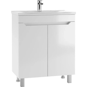 Тумба с раковиной Домино Optima 65, напольная, раковна Домино Elen Тумба с раковиной Домино Optima 65, напольная, раковна Домино Elen
