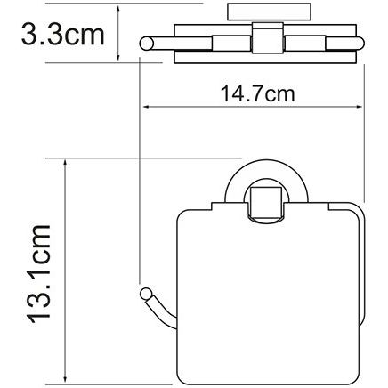 Купить Держатель туалетной бумаги Wasserkraft Rhein K-6225 в Москве с доставкой Держатель туалетной бумаги Wasserkraft Rhein K-6225