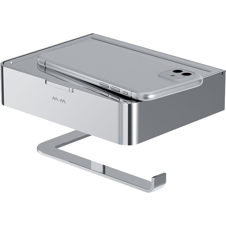 Купить Держатель туалетной бумаги AM.PM Inspire V2.0 A50A341500 с полкой для телефона и контейнером, хром в Москве с доставкой Держатель туалетной бумаги AM.PM Inspire V2.0 A50A341500 с полкой для телефона и контейнером, хром