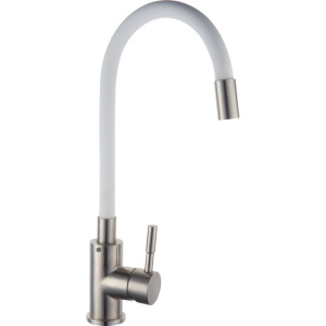 Смеситель для кухни РМС Sus124w SUS124W-016F белый, сталь