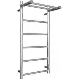 Полотенцесушитель электрический Двин Fj neo 80/40 полированный хром, с полкой