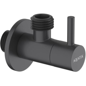Вентиль угловой Aquatek AQ2452MB черный