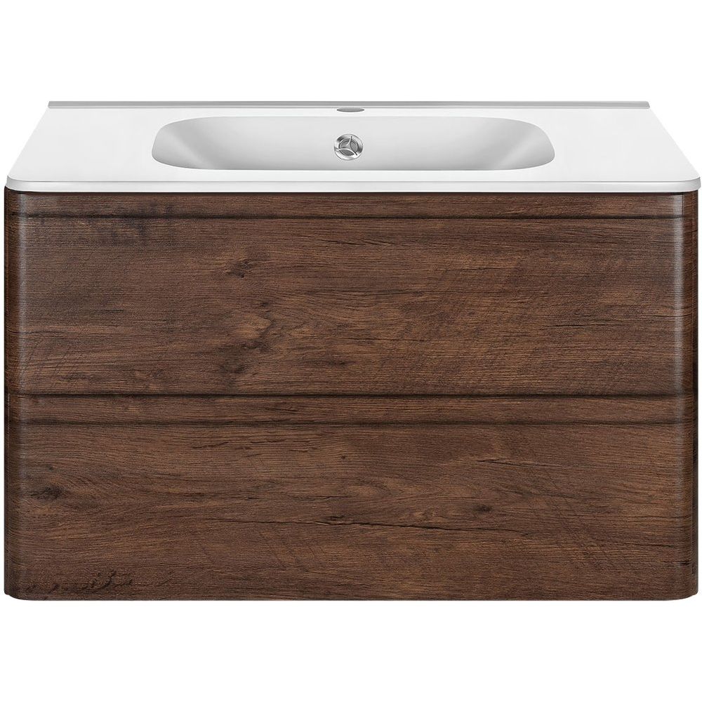 Купить Мебель для ванной Vincea Vico 80 темный дуб в Москве с доставкой Мебель для ванной Vincea Vico 80 темный дуб