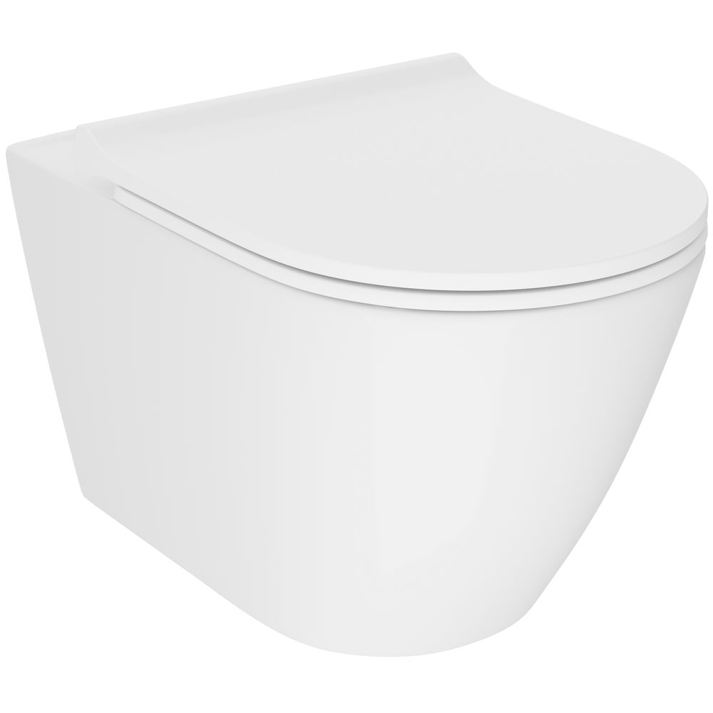 Купить Унитаз подвесной STWORKI Молде 7551N003-7700 безободковый, с микролифтом в Москве с доставкой Унитаз подвесной STWORKI Молде 7551N003-7700 безободковый, с микролифтом