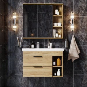 Мебель для ванной Onika Легран 80.13 R, дуб галифакс