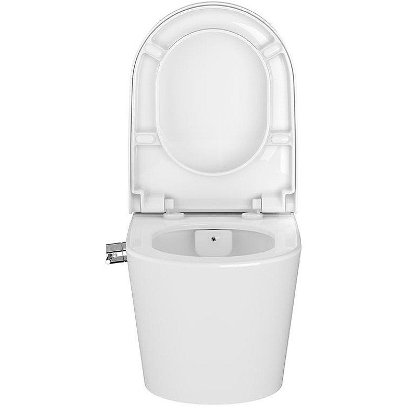 Купить Унитаз подвесной VitrA Nest 5176B003-6233 безободковый, с микролифтом, с функцией биде и встроенным смесителем в Москве с доставкой Унитаз подвесной VitrA Nest 5176B003-6233 безободковый, с микролифтом, с функцией биде и встроенным смесителем