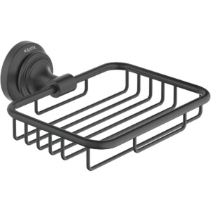 Мыльница Акватек Классик AQ4533MB матовый черный Мыльница Акватек Классик AQ4533MB матовый черный