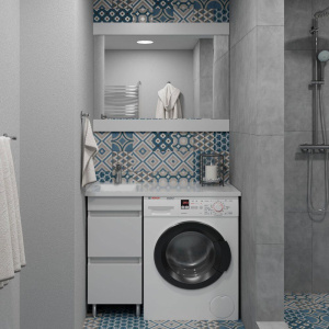 Мебель для ванной Stella Polar Мадлен 100 под стиральную машину L