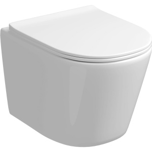 Унитаз подвесной Grossman Торнадо GR-4477SQ с микролифтом, белый