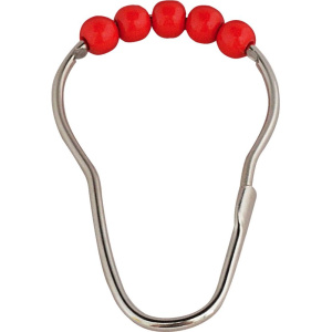 Крючки для шторы Ridder 49566 с красными шариками
