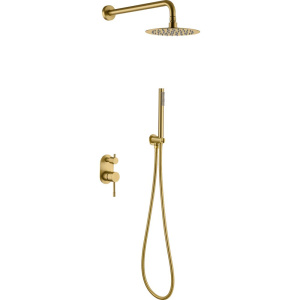 Душевой комплект Boheme Uno 464-MG С ВНУТРЕННЕЙ ЧАСТЬЮ, matt gold Душевой комплект Boheme Uno 464-MG С ВНУТРЕННЕЙ ЧАСТЬЮ, matt gold