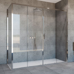 Душевой уголок Vincea Garda VSR-1G28017CL 170x80 см, профиль хром, стекло прозрачное Душевой уголок Vincea Garda VSR-1G28017CL 170x80 см, профиль хром, стекло прозрачное