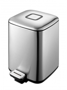 Педальное ведро Матовая сталь WeltWasser MILA MT 12L (10000000886)