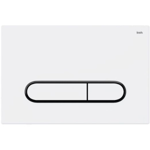 Кнопка смыва IDDIS Unifix UNI01WBi77 001, белая/черный Кнопка смыва IDDIS Unifix UNI01WBi77 001, белая/черный