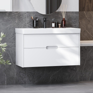 Тумба с раковиной AQUATON Оливия 90 белая матовая Тумба с раковиной AQUATON Оливия 90 белая матовая