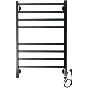 Полотенцесушитель электрический Domoterm Квадро DMT П8 50x80, черный, R