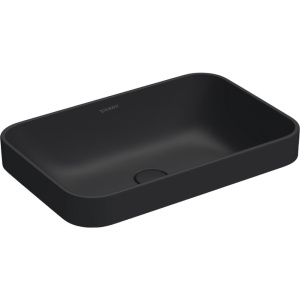 Раковина Duravit Happy D.2 Plus 2359601300 60 см, черная Раковина Duravit Happy D.2 Plus 2359601300 60 см, черная