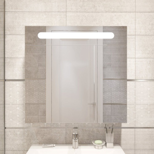 Зеркало-шкаф DIWO Коломна 80, со светодиодной подсветкой , навесной , без розетки