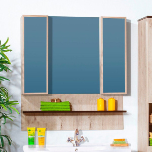 Зеркало Бриклаер Карибы 100 дуб кантри, венге Зеркало Бриклаер Карибы 100 дуб кантри, венге