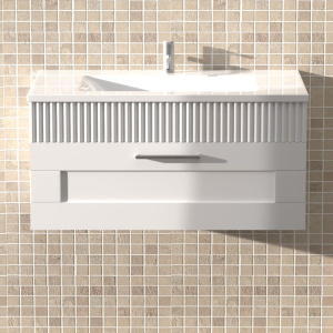 Тумба с раковиной Sanvit Турин 1 80, белая