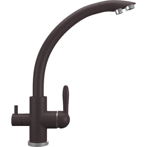 Смеситель для кухни Ulgran Quartz UQ-017 трюфель