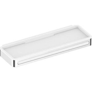Полка Keuco Plan 14959 хром, белая Полка Keuco Plan 14959 хром, белая