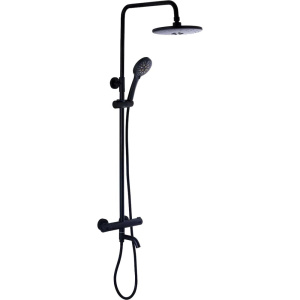 Душевая стойка Fashun A52426-7 с термостатом, черная