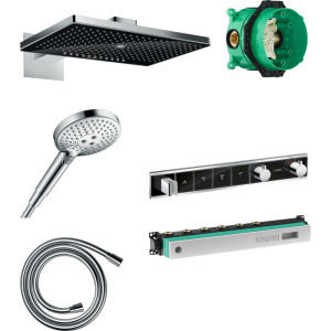 Душевой комплект Hansgrohe Rainmaker Select 460 (3 jet) 24007600 + 26530000 + 28272000 + 15357600