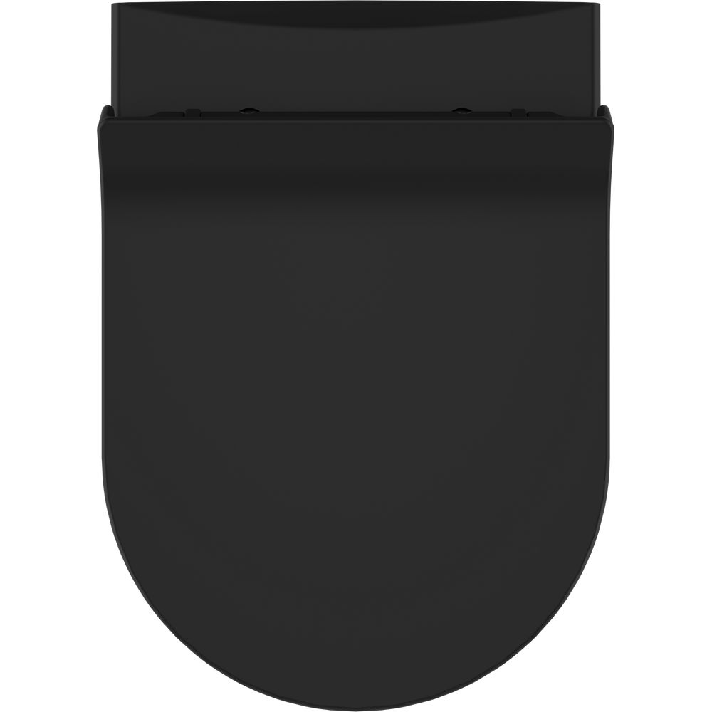 Купить Унитаз подвесной STWORKI Ноттвиль SETK3104-2616 безободковый, с микролифтом, черный в Москве с доставкой Унитаз подвесной STWORKI Ноттвиль SETK3104-2616 безободковый, с микролифтом, черный