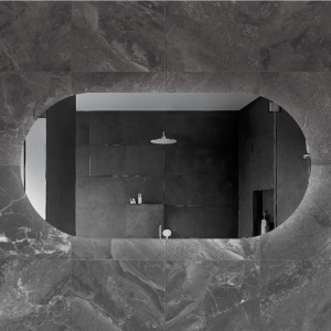 Зеркало Cezares Vague 140х70, с подсветкой