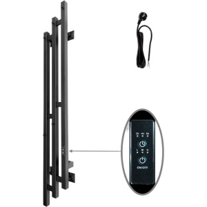 Полотенцесушитель электрический Altasan БризПроф 120х17 черный муар