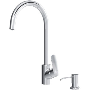 Смеситель для кухни AM.PM Like F8007T00 хром, с дозатором