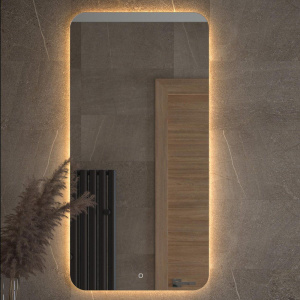 Зеркало Defesto Opti DF 2818S 60х120 с LED-подсветкой, 3000К, сенсорный выключатель