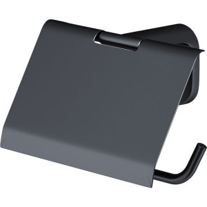 Держатель туалетной бумаги AM.PM X-Joy A84341422 с крышкой, черный