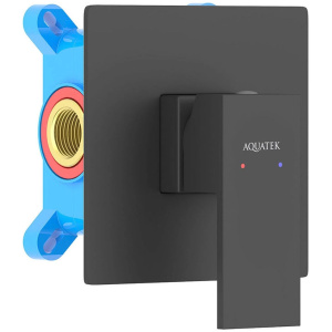 Смеситель для душа Aquatek Либра AQ1666MB черный